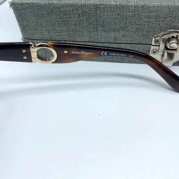 Salvatore Ferragamo SF728S 214 135 Women Sunglasses Case & Box Tortoise‎ brown - Picture 4 of 7